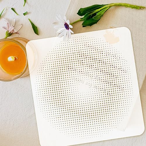 Miniatura 3 de FINGERINSPIRE Plantilla de pintura de espirales de semitonos de 11.8 x 11.8 pulgadas, plantilla de dibujo reutilizable de semitonos círculos de