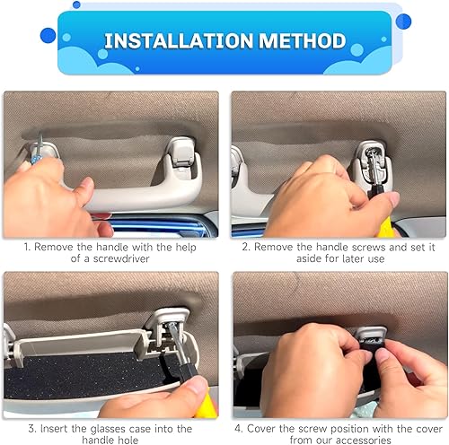 Miniatura 7 de SXCY Compatible con accesorios Hyundai Tucson 2024-2026, caja de soporte para gafas, ajuste personalizado 2024 2025 2026 TucsonSanta Cruz,