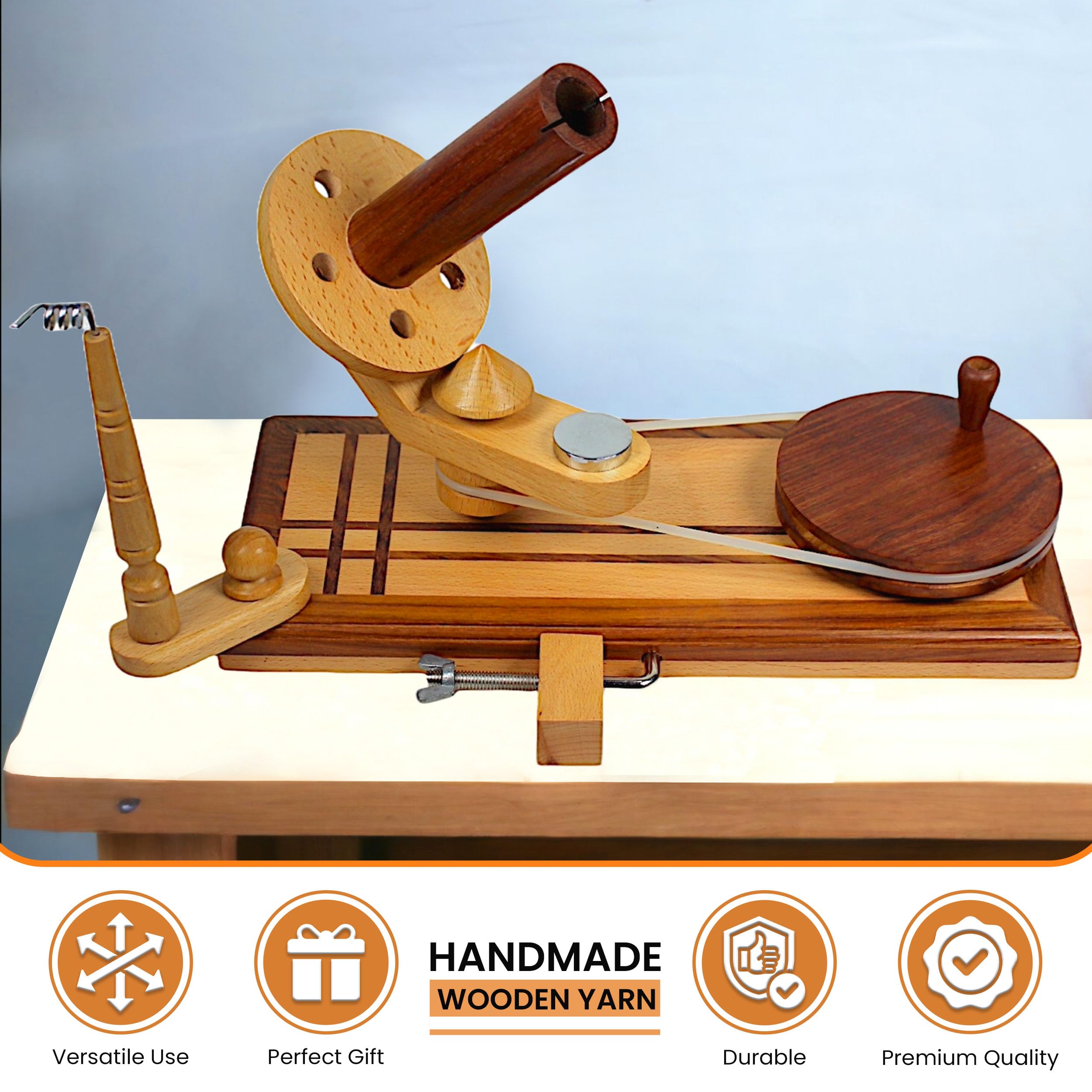 Enrouleur Magnétique De Laine, Outil Rotatif à Crochet Avec Double Axe