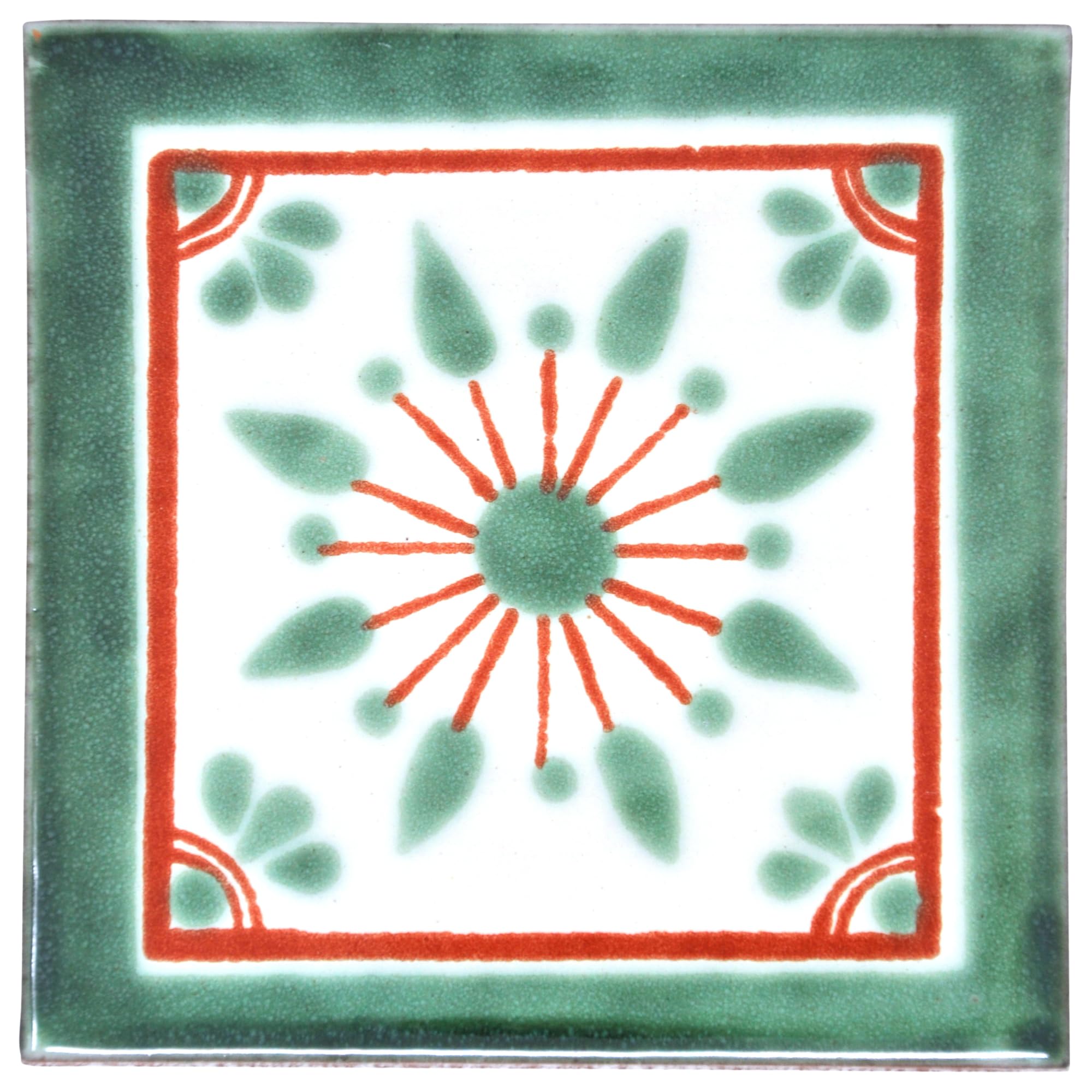 Tumia LAC Handgefertigte Mexikanische Talavera Fliesen Authentischer Stil Pacho Keramikfliesen für Kunsthandwerk, Küchenrückwand, Wandfliesen und Heimwerker Projekte
