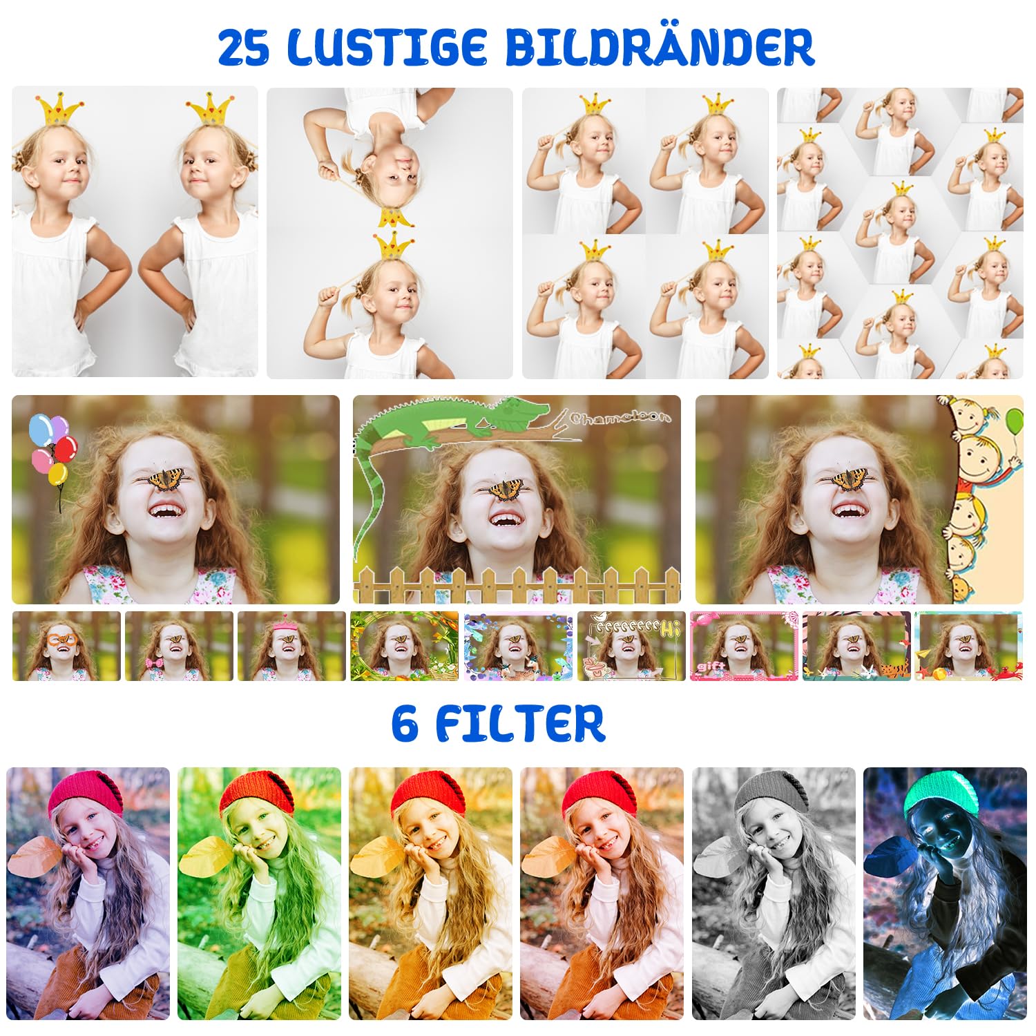 ARNSSIEN Camara Fotos Infantil con Gran Pantalla IPS 2,4 y Lente Giratoria 180°, Camara de Fotos para Niños de 3 a 12 Años, Tarjeta de 32 GB Incluida, Regalo Ideal para Cumpleaños ARNSSIEN Camara Fotos Infantil con Gran Pantalla IPS 2,4 y Lente Giratoria 180°, Camara de Fotos para Niños de 3 a 12 Años, Tarjeta de 32 GB Incluida, Regalo Ideal para Cumpleaños