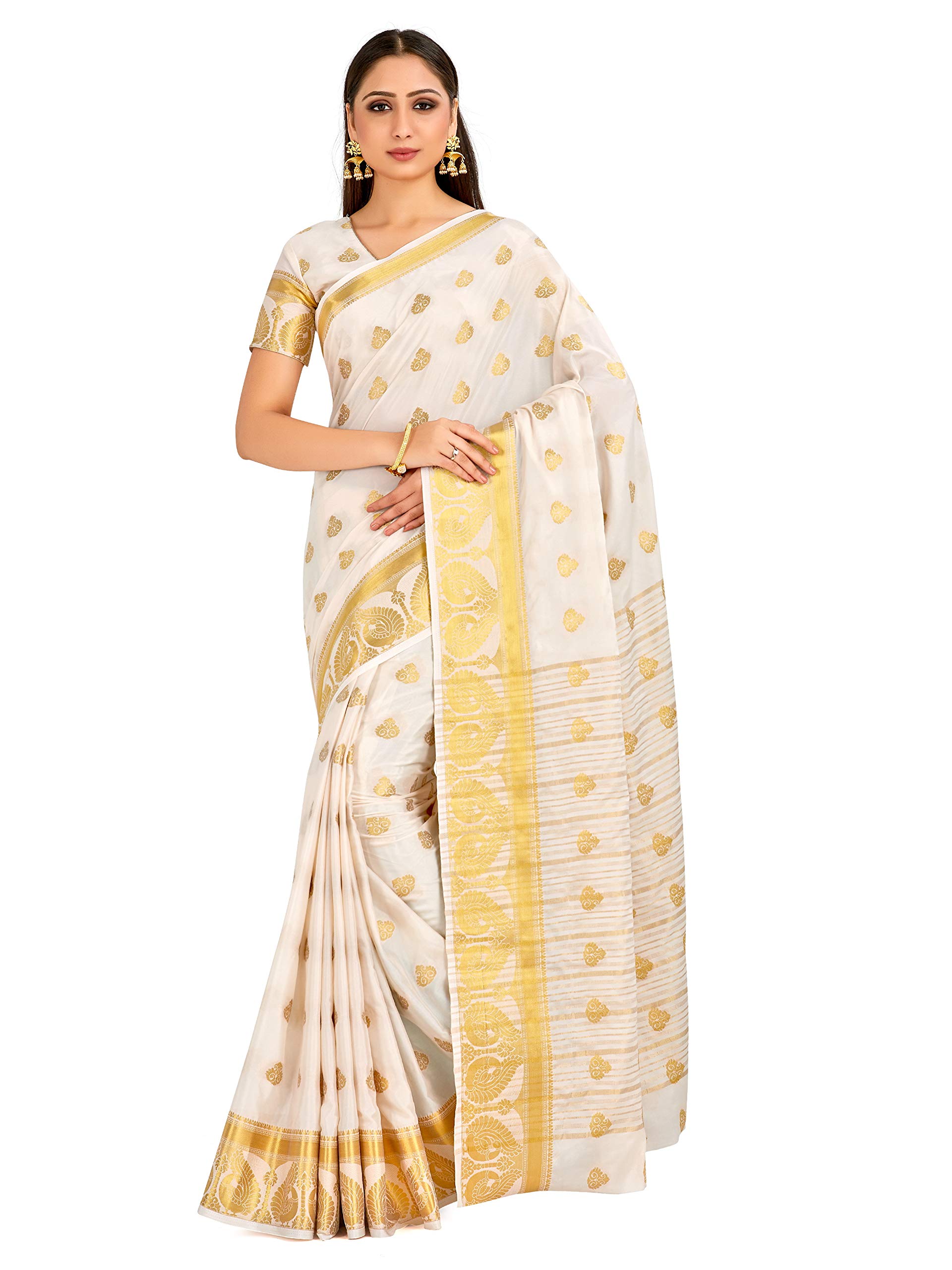 MIMOSAMysore Silk Crepe Saree