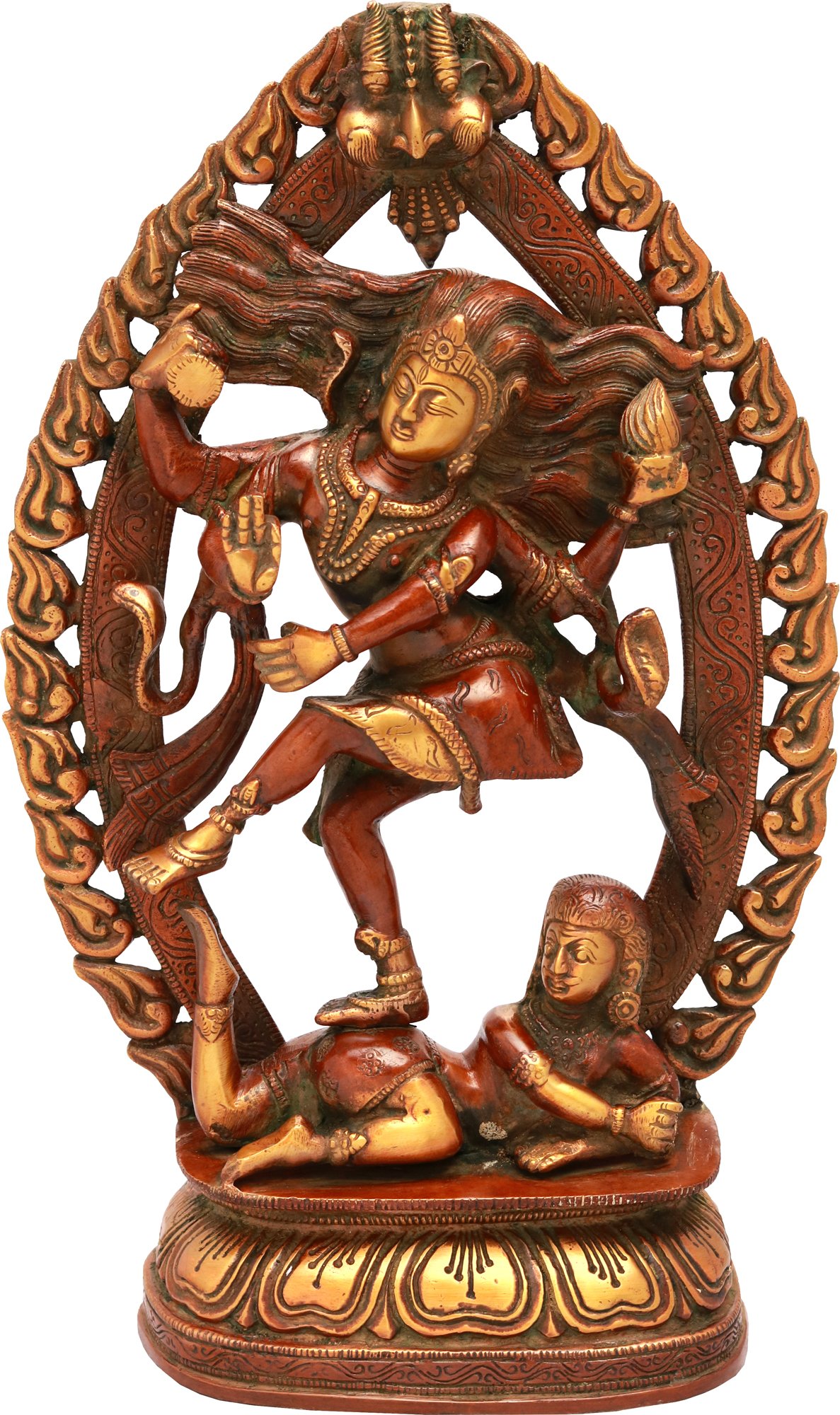 Exotic India The Dancing Shiva - Brass Statue