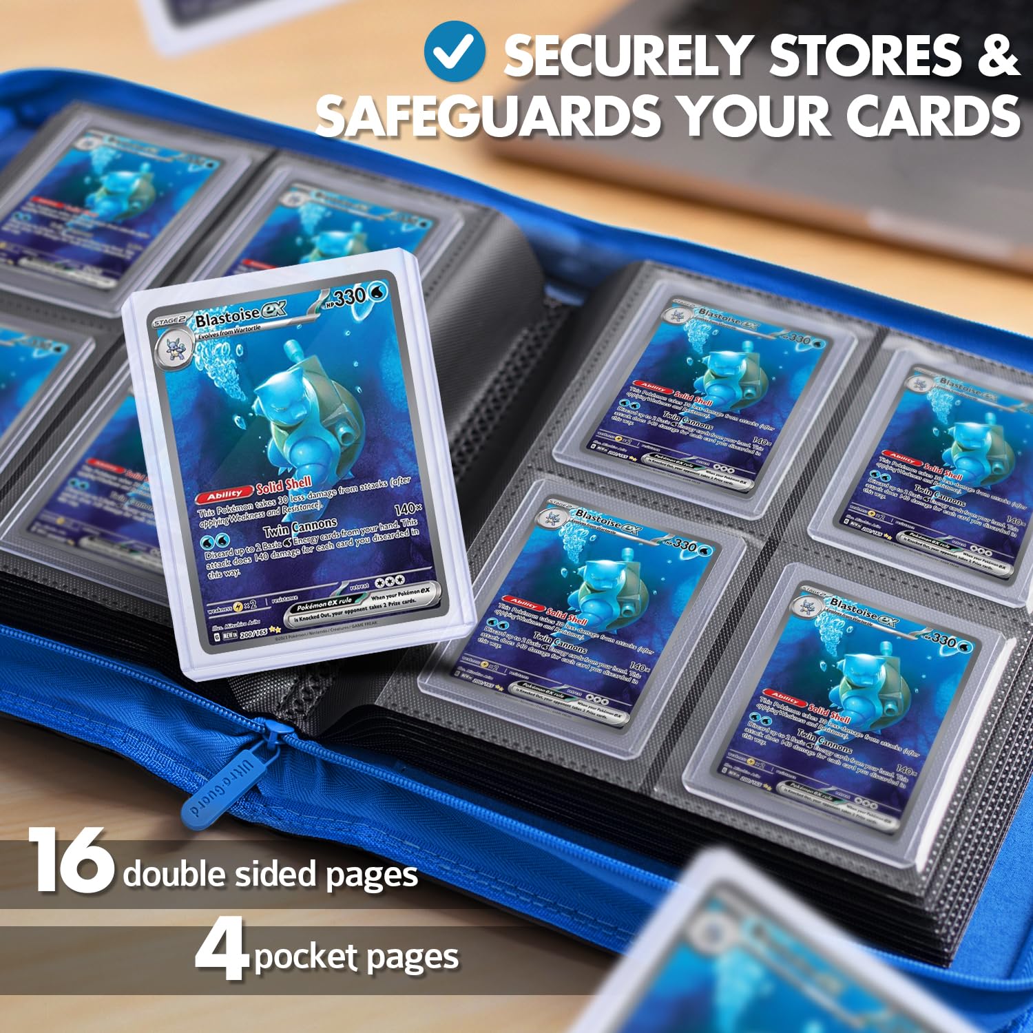 FunGuys Toploader Binder, Trading Card Binder Storage,128 4 Pocket Top  Loader Pokemon Binder, Card Collection Cards Binder, MTG Card Binder, TCG  Binder, Card Folders for Trading Cards : Amazon.co.za: Toys & Games