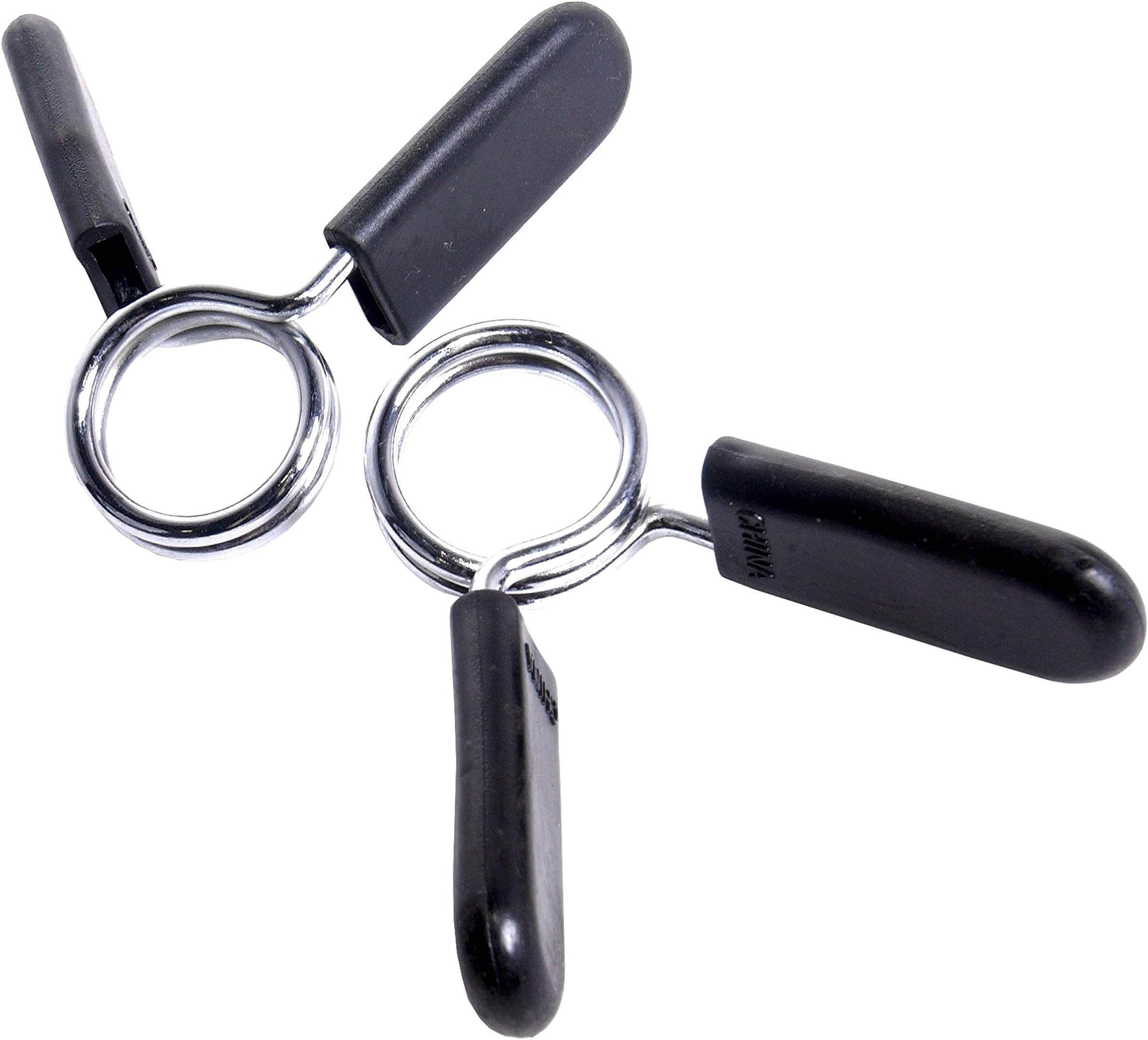 CAP Barbell Standard 1-Inch Spring Clip Collars, Pair