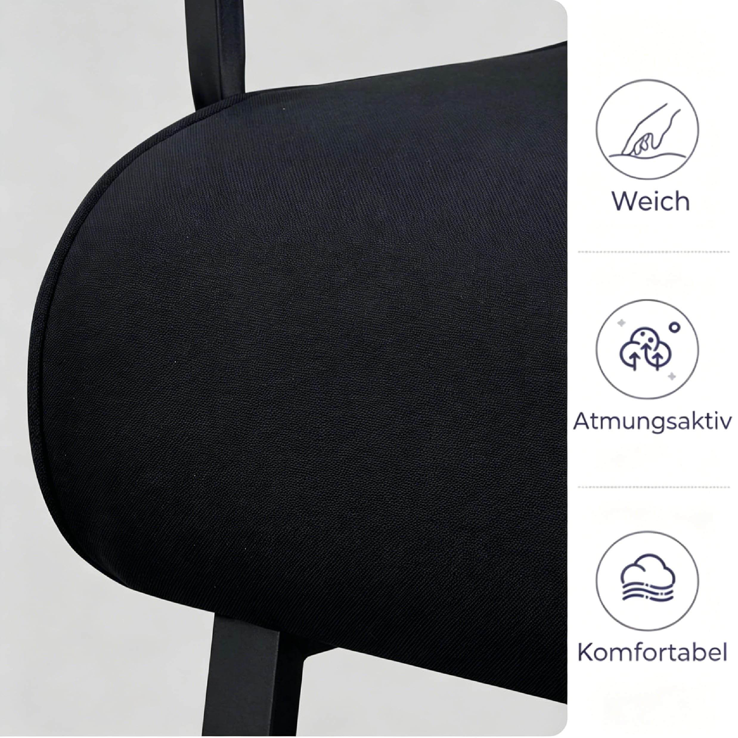 Schlafsofa 4-In-1 Verstellbare Schlafsessel, Klappsofa, Platzsparendes Gästebett, 150 kg Tragkraft, Metallrahmen & Leinen (100cm, Schwarz)