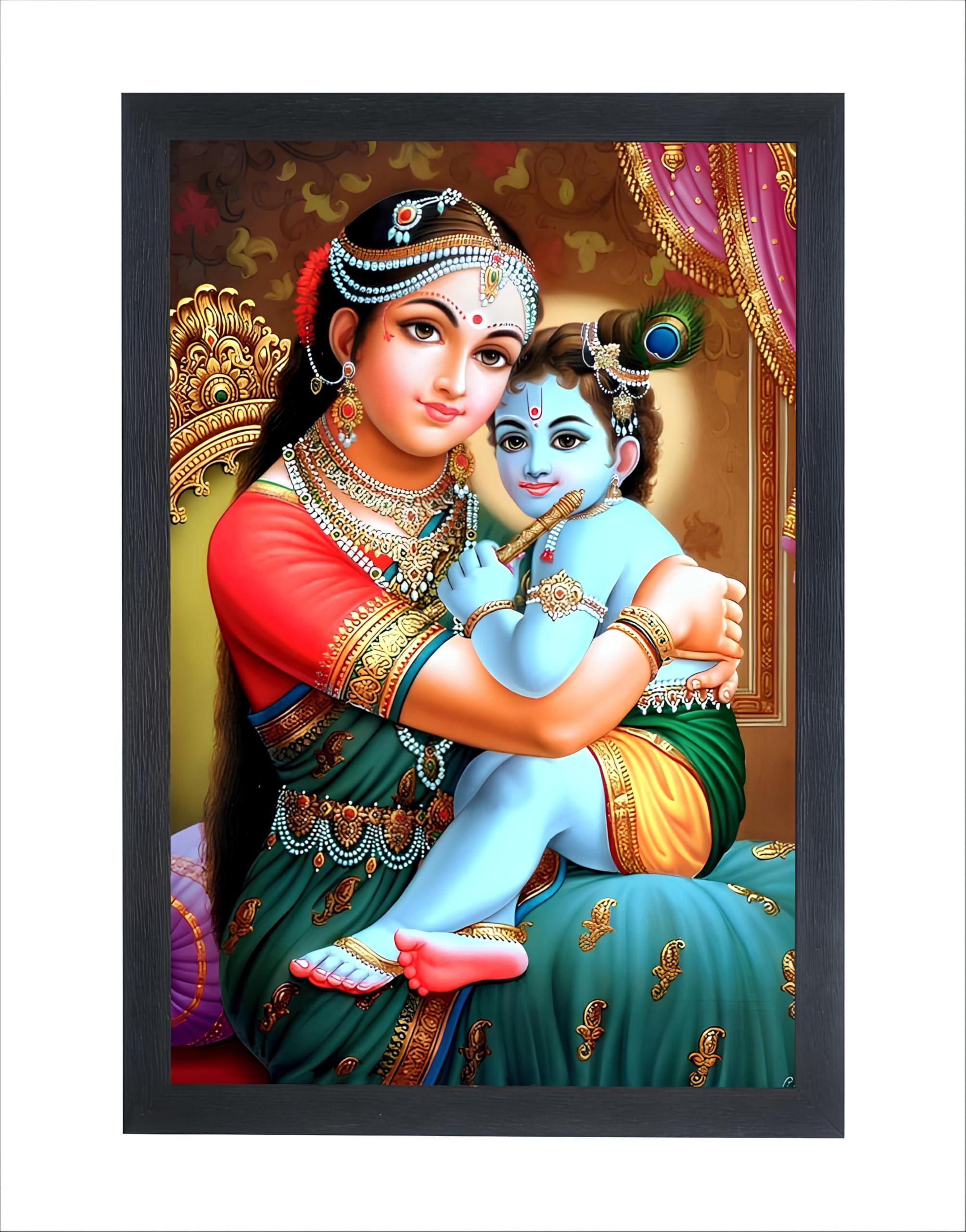 Ravindra Arts Wall & Tabletop Use,Perfect for Family,Wedding & Gift Photos Stylish Plastic Photo Black Frame for Home & Office Decor RA_47-image-46