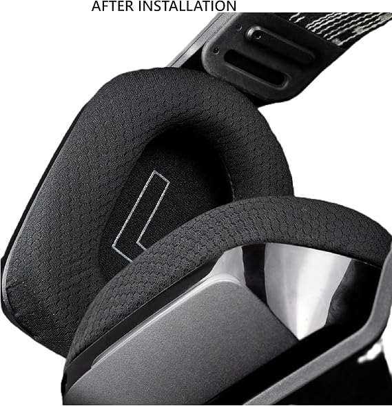 Earpads Replacement for Logitech G733 G535 G335 Lightspeed Wireless Gaming Headphone Ear Pads Cushion with Noise Isolation Foam - Mesh Fabric Earmuffs