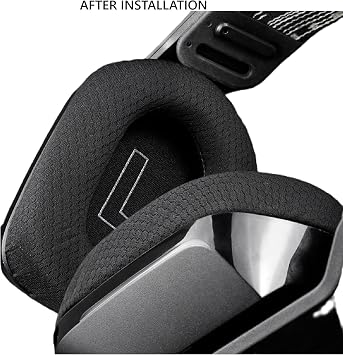 Earpads Replacement for Logitech G733 G535 G335 Lightspeed Wireless Gaming Headphone Ear Pads Cushion with Noise Isolation Foam - Mesh Fabric Earmuffs