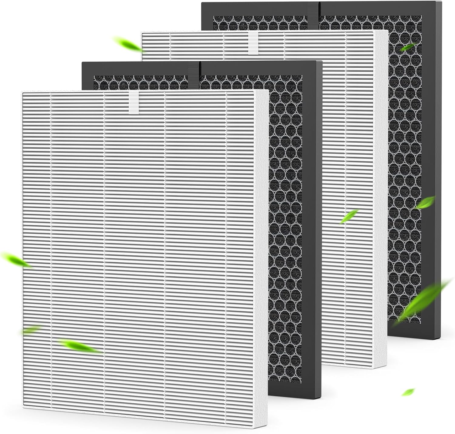 Filter Q–1712-0123-00 Replacement filter for Winix 5510 and 5520 Air Purifier, 5510 Replacement Set: 2 HEPA & 2 Carbon Filters