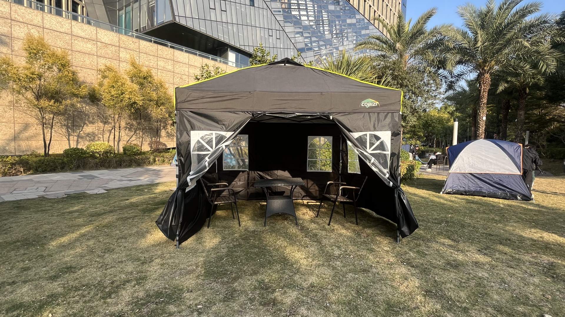 Amazon.com : COBIZI 10x10 Pop Up Canopy - One Push Setup Tent