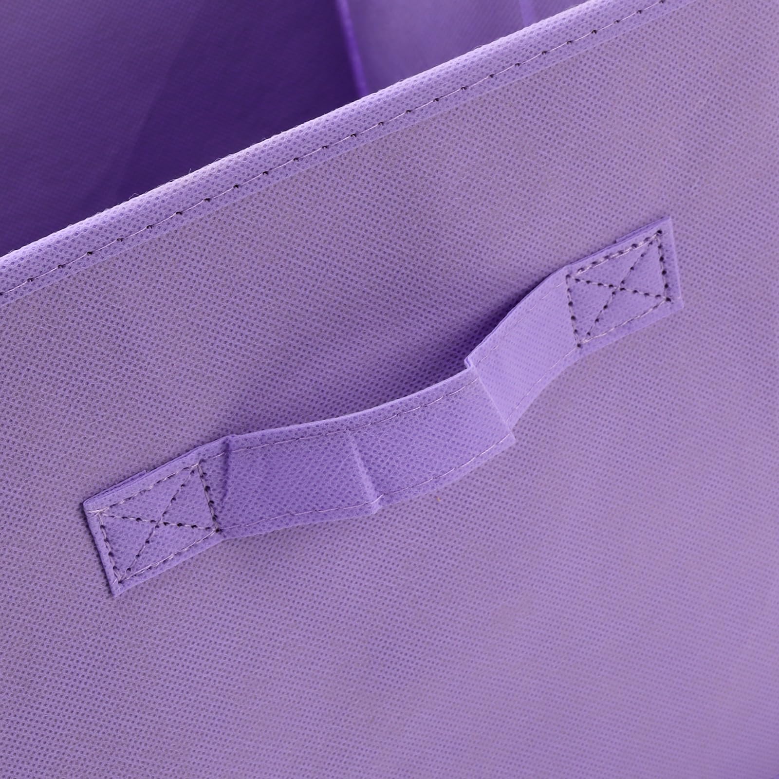8er Set Stoff Aufbewahrungsbox, 25x25x25 cm Faltbare Aufbewahrungswürfel | Organizer-Boxen mit Griff in Verschiedenen Farben für Kleiderschrank, Regal, Wohnzimmer CHIHEUNG