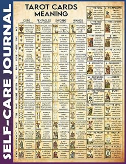 Self-care Journal: Tarot cheatsheet Invest 15 minutes daily to Physical, Mental and Emotional Health Planner, To Do List Daily Task Checklist Planner Time Management Notebook 110 Pages Undated