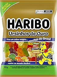 Bala de Gelatina Ursinhos de Ouro Frutas do Brasil 80g