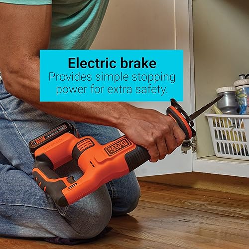 Miniatura 4 de BLACKDECKER BDCR20B Sierra alternante de litio de 20 voltios como máximo No incluye batería y cargador