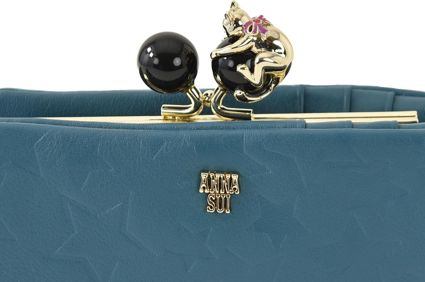 Amazon | [アナスイ] プレイングキャット 内口金二つ折り財布 | 財布