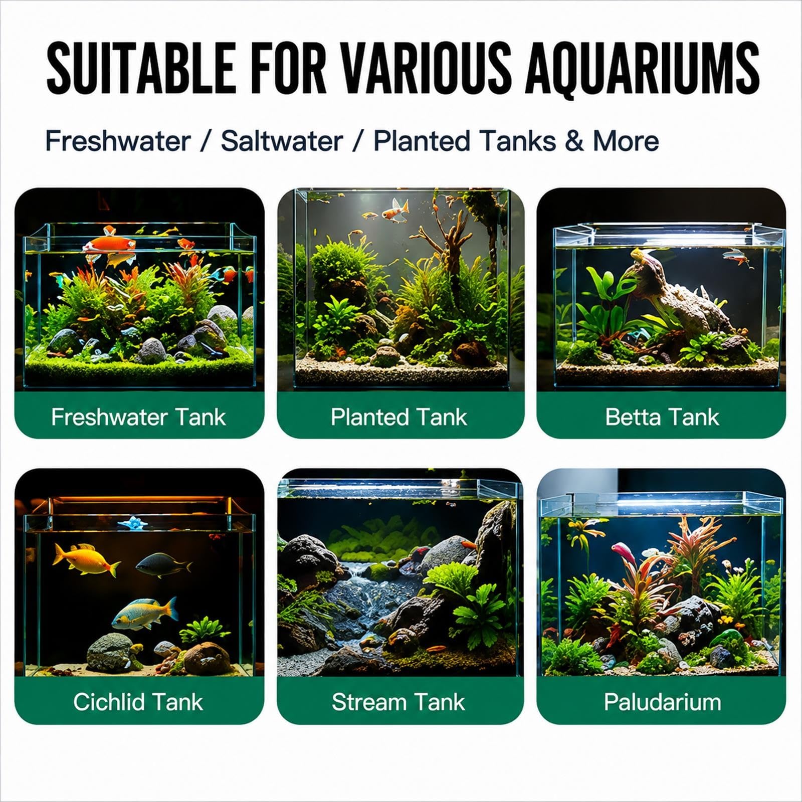 Aquarium-Abdeckung Magnetisch Anti-Sprung Netz
