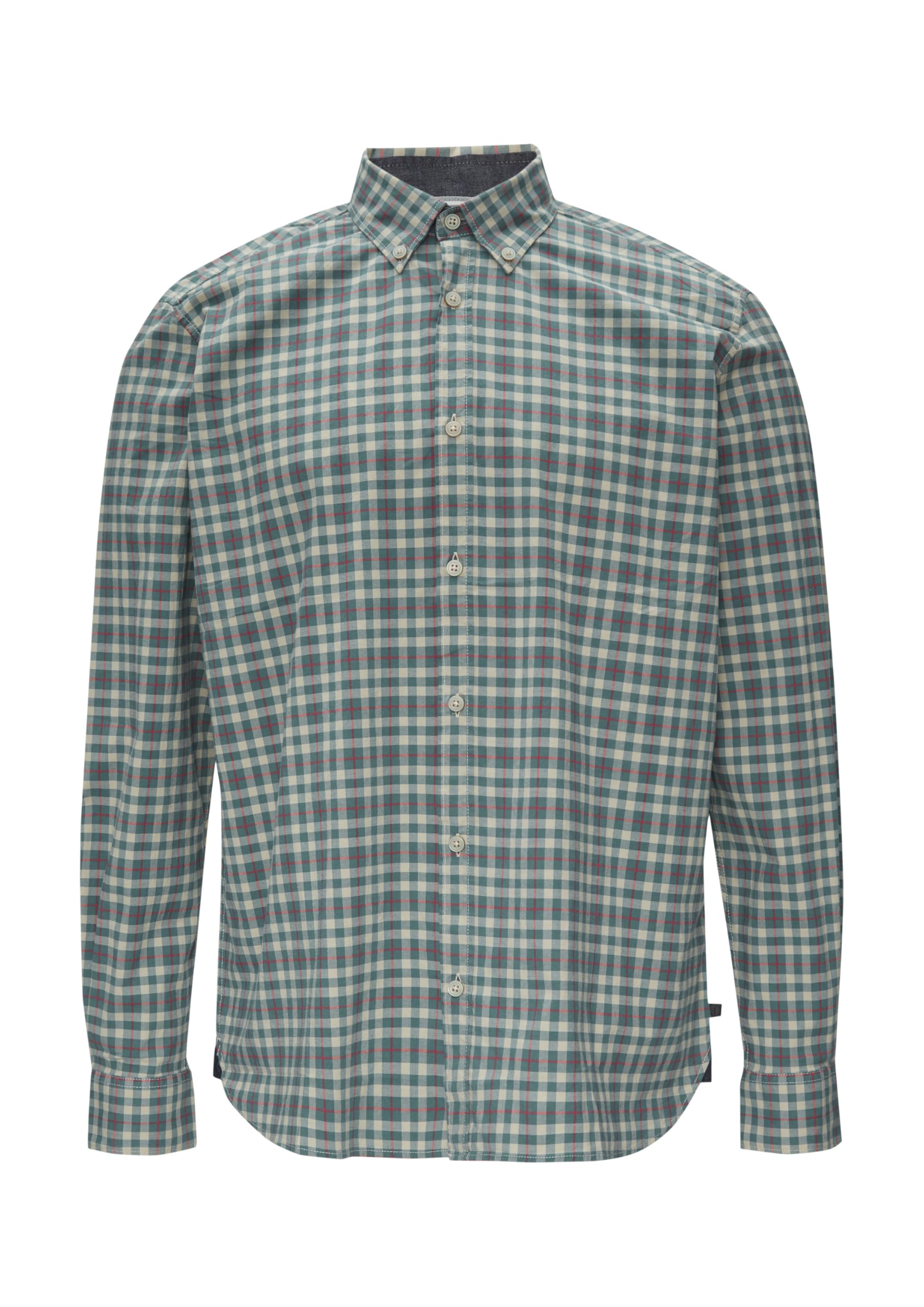s.Oliver Regular Fit: Hemd aus Baumwollstretch mit Button-Down-Kragen