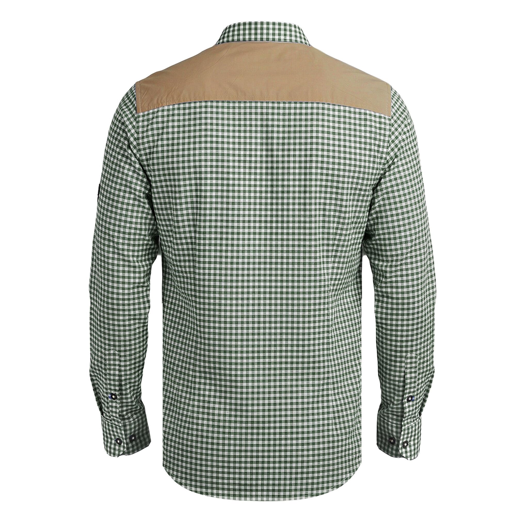 Steigenhöfer Manufaktur Trachtenhemd Herren Langarm - Leopold - Mit Trachten und Jeans kombinierbar - Traditionelles Herren Hemd mit Kentkragen - Ideal für Dein Oktoberfest Herren Outfit