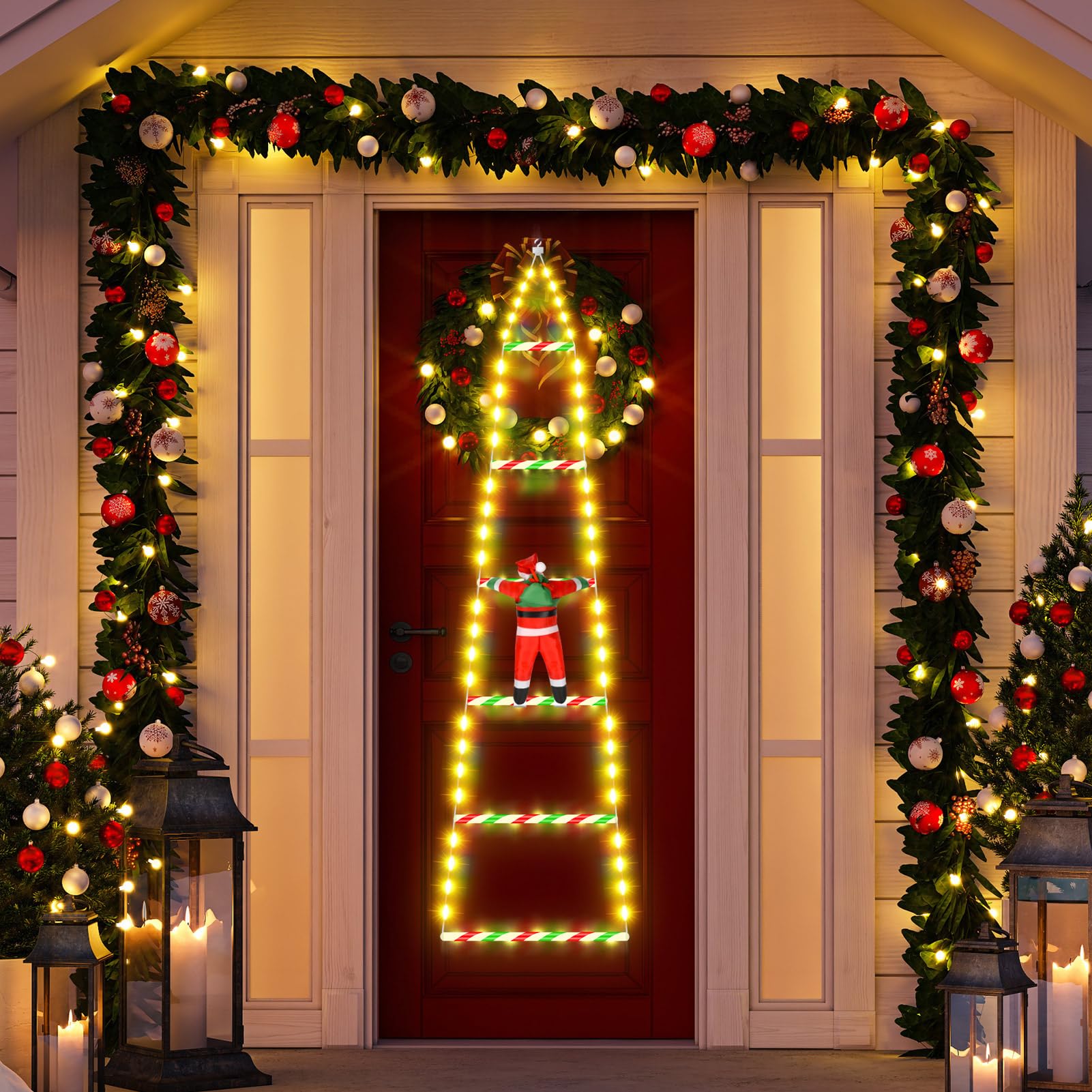Catena Luminosa Starlight 5m 300 LED A Fuochi D'Artificio - Rosa E Bianco, Impermeabile Per Decorazioni