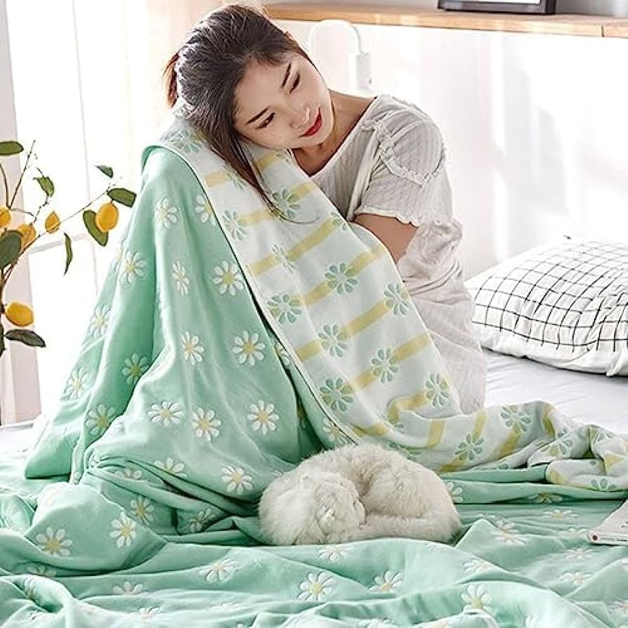 Amazon.co.jp: ガーゼケット シングル 6重 可愛い 綿