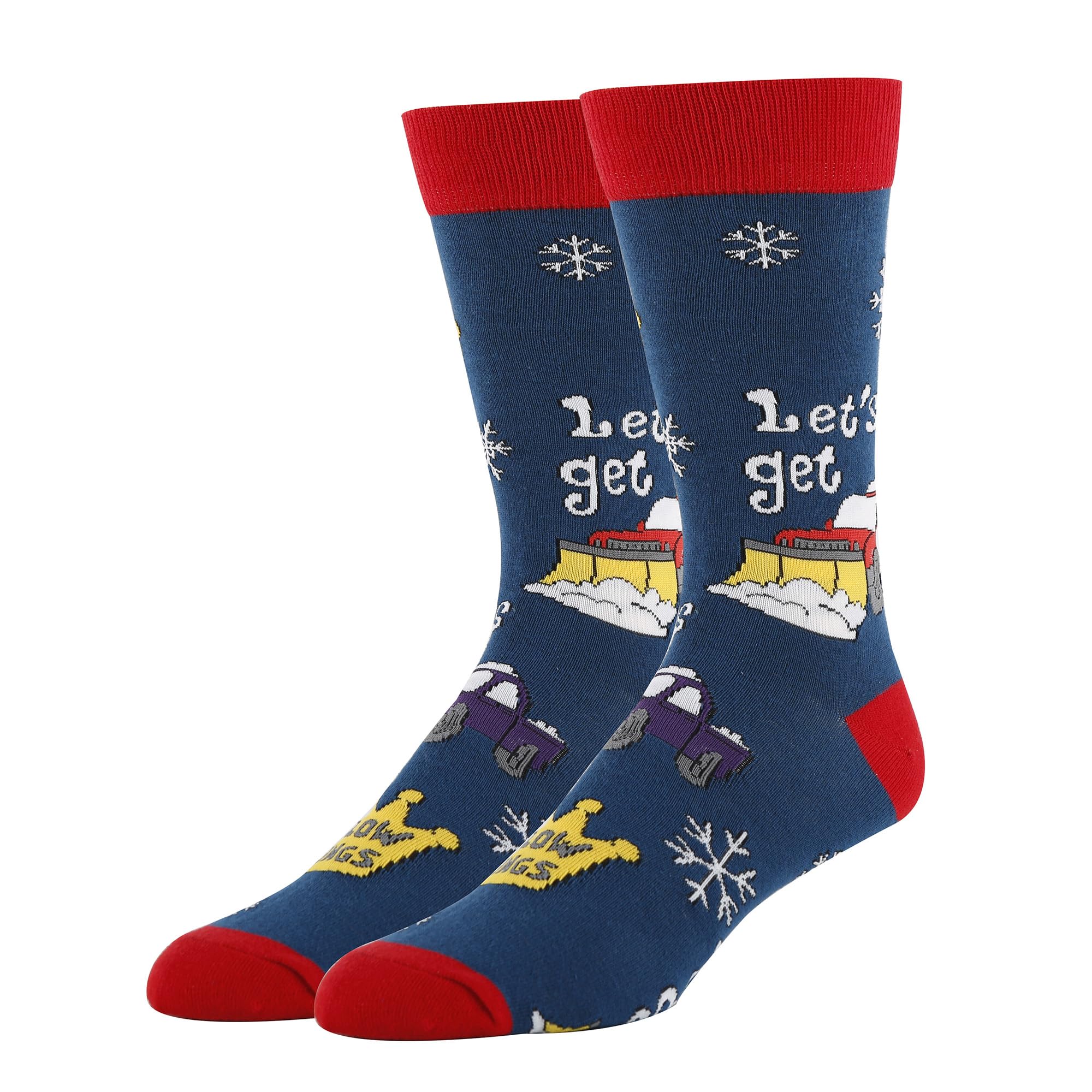 ooohyeah Men's Novelty Crew Socks for Adult Humor, Funny Saying Crazy Silly Socks, Cool Casual Socks