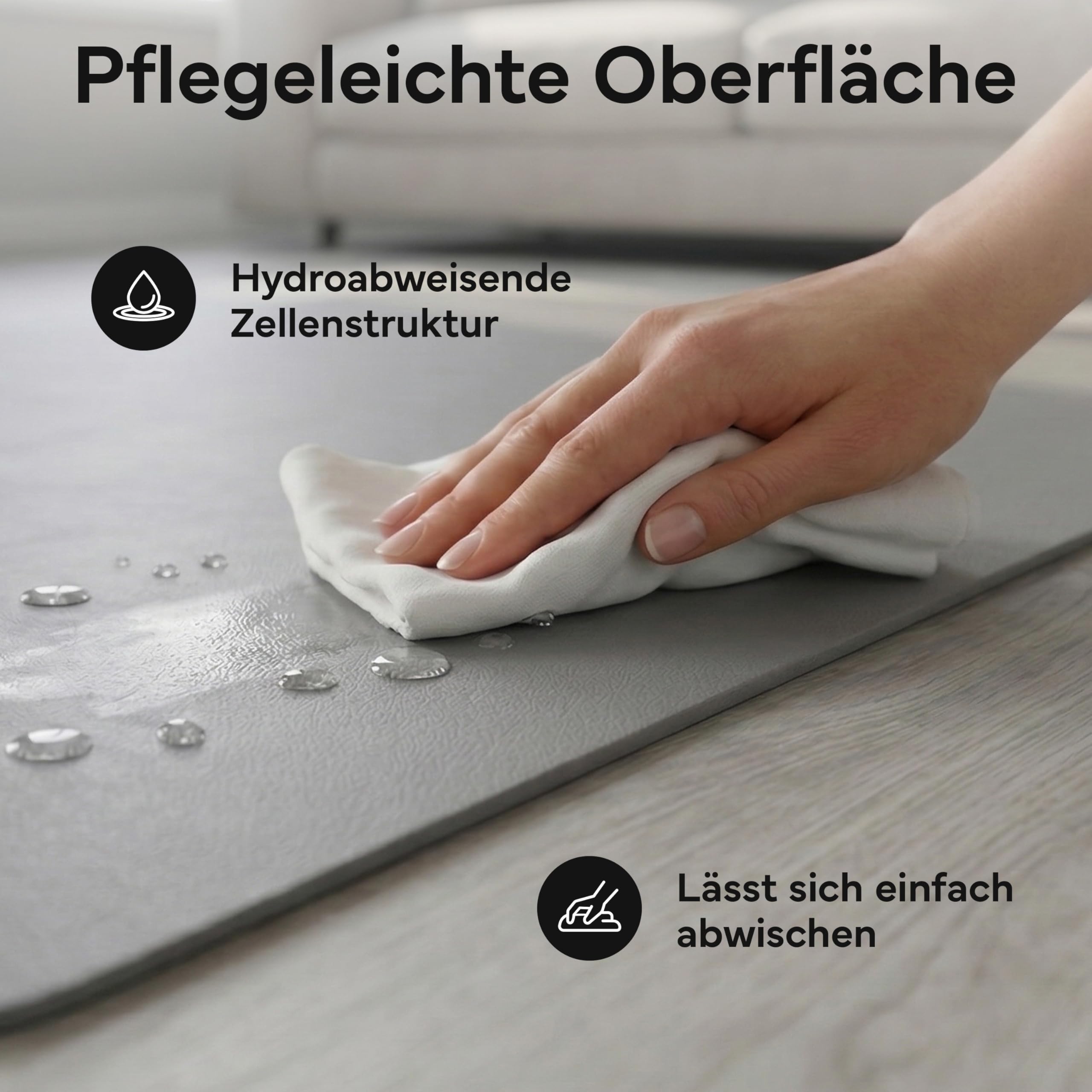 NEOLYMP Yogamatte XXL 213x152 cm – Bodenschutzmatte Fitnessgerät 8mm – Sportmatte Fitnessmatte rutschfest – Trainingsmatte dick als Gymnastikmatte & Bodenmatte Fitness für Homegym