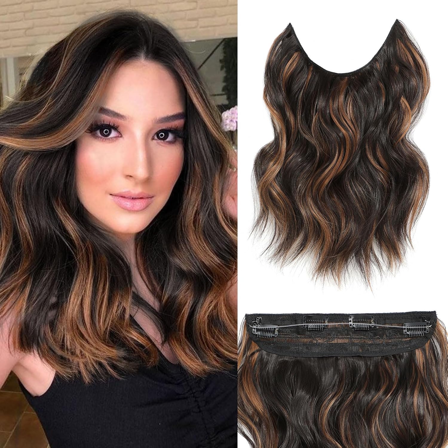 Halo Hair Extensions 12 Inch Invisible Wire Hair Liberia Ubuy