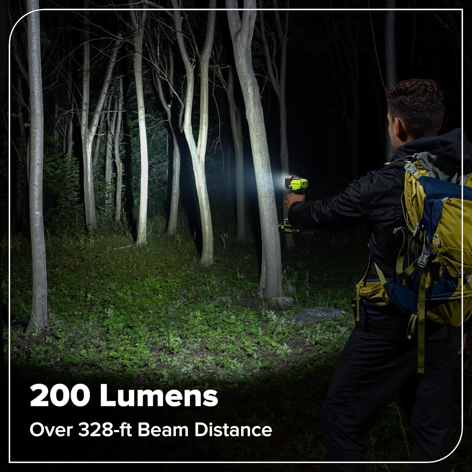 GREENWORKS 24V (4-TOOL) Combo (1/2” Drill + 1/4” Impact Driver + 6.5” Circular Saw + 200Lm Flashlight), 4.0Ah + 2.0Ah Batteries (24,000mAh Power Bank), (2) Braided Cables, 65W Rapid Charger 23 815v 7s4VwL. AC SL1500