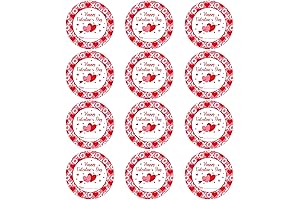 WaaHome 36pcs Pink Valentines Day Happy Gift Tags