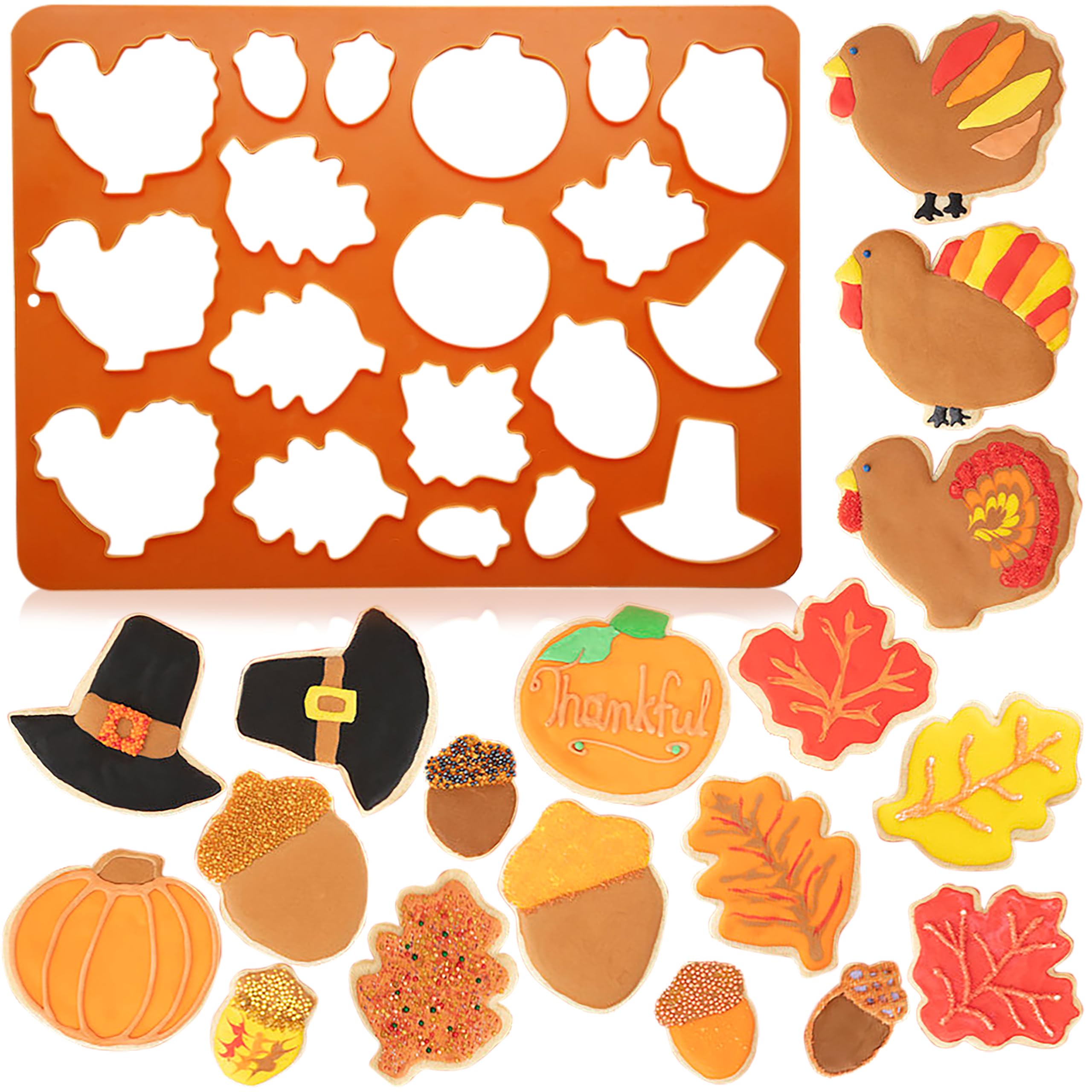 Emporte-pièce biscuits d'automne pour étaler la pâte sans refroidissement