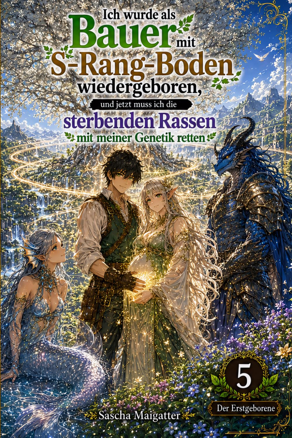 Ich wurde als Bauer mit S-Rang-Boden wiedergeboren, und jetzt muss ich die sterbenden Rassen mit meiner Genetik retten Volume 5: Der Erstgeborene
