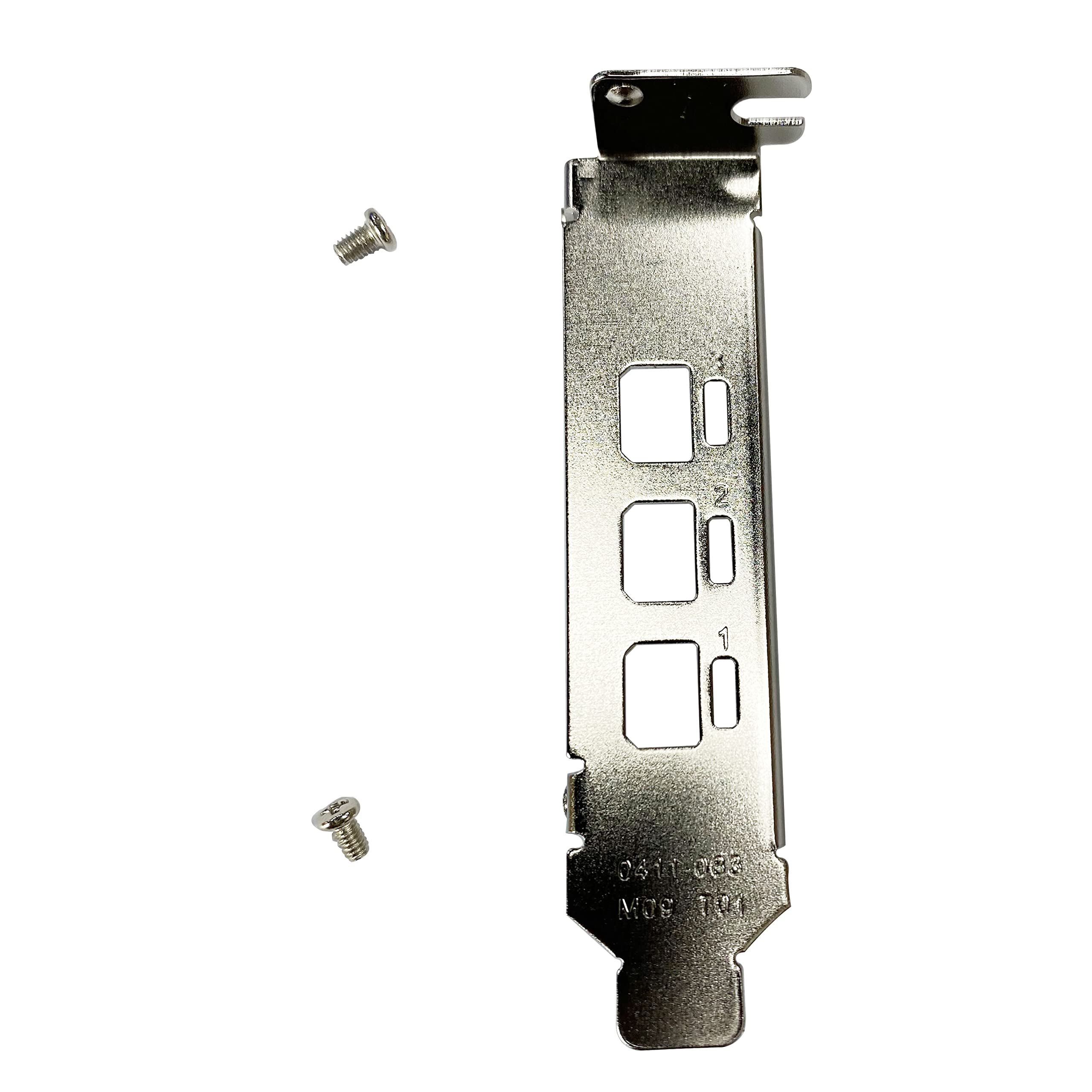 BestParts New Generic Low Profile Short Bracket Replacement for NVIDIA Quadro P400 T400 2G Mini DP*3 Port Graphics Card with Screws (5)