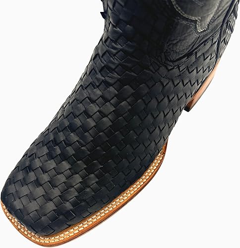 Miniatura 5 de The Western Shops Botas vaqueras con punta cuadrada para hombre