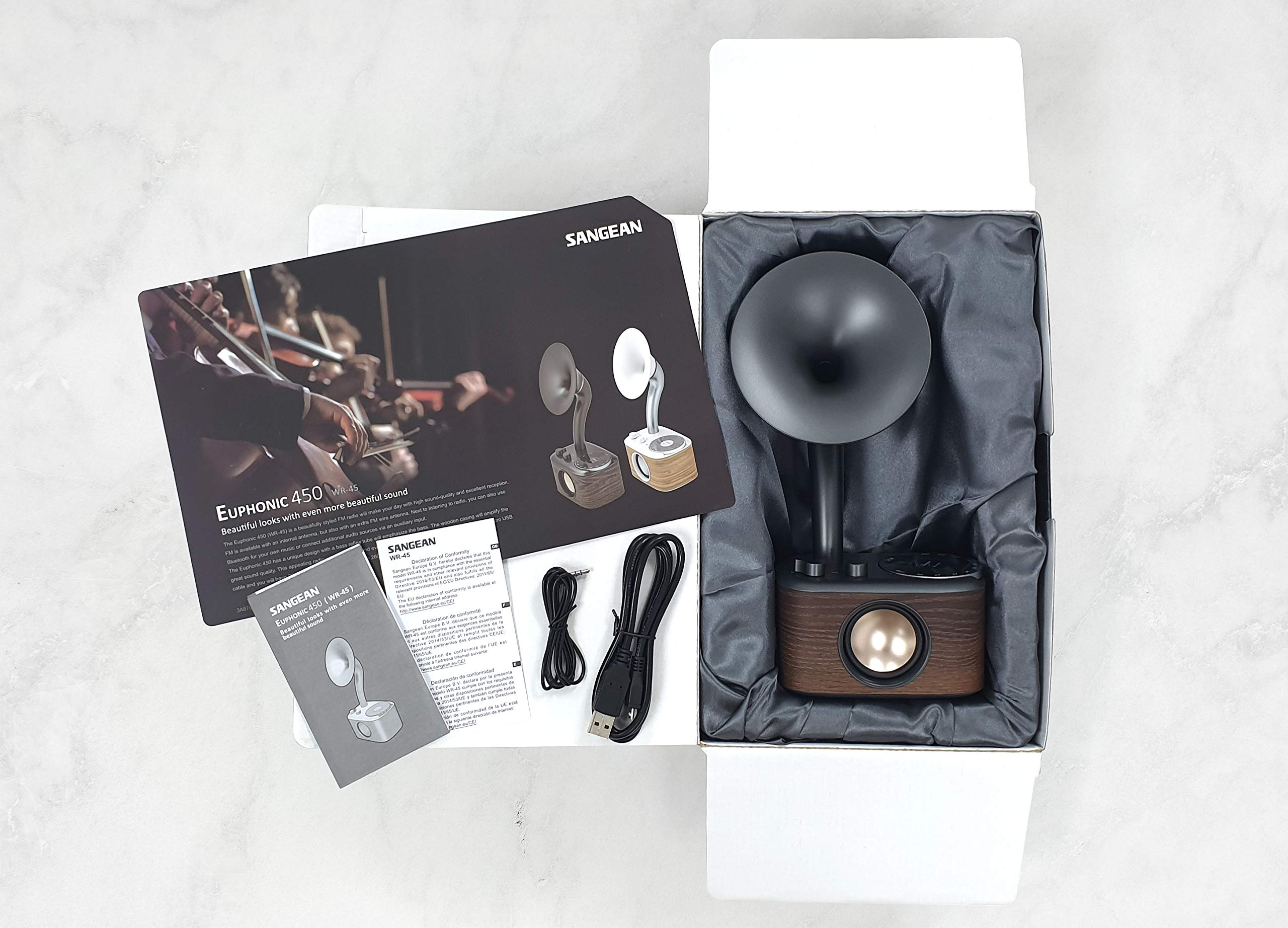 Sangean WR-45 Black (Euphonic 450)