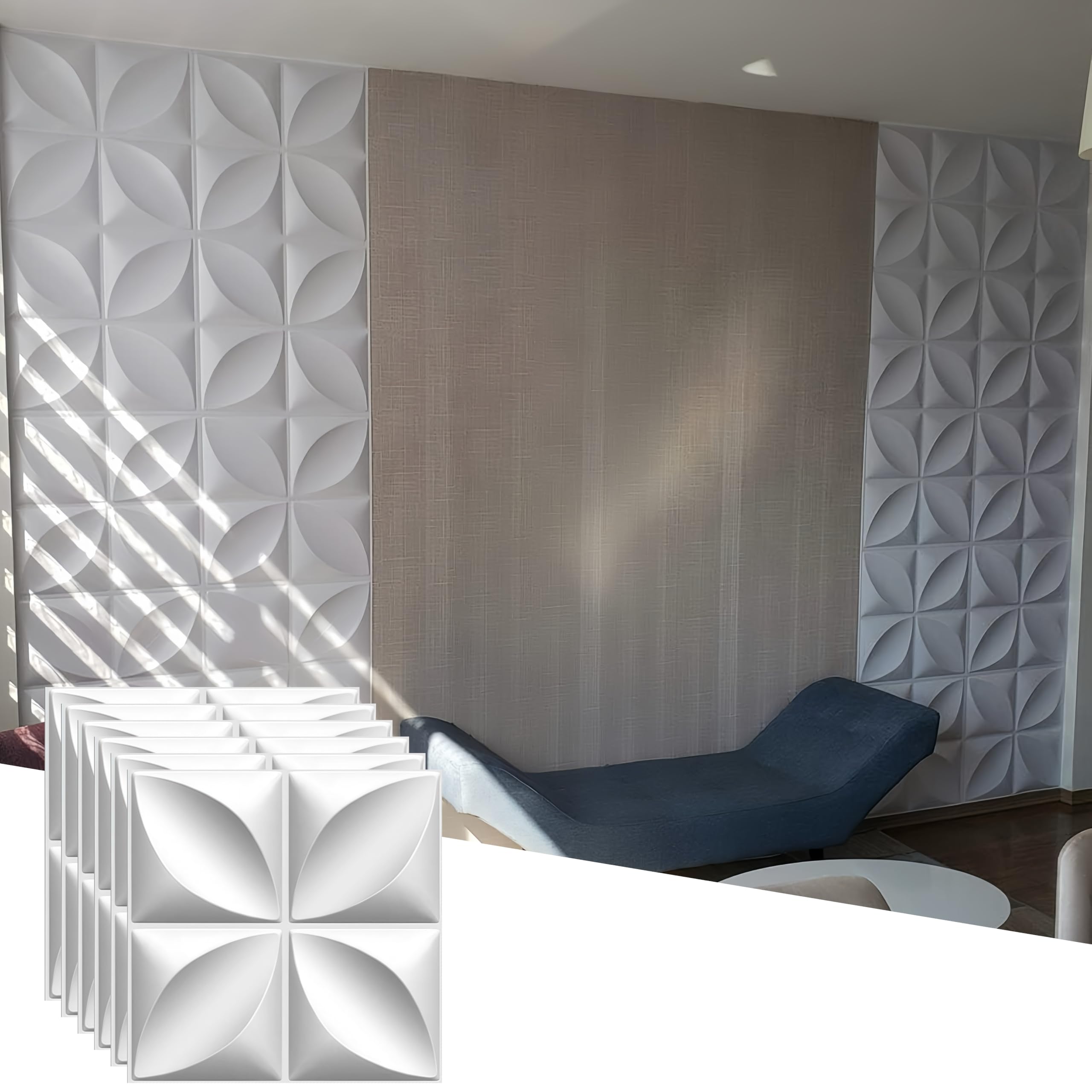 Panneaux muraux 3D résistants à l'humidité pour rénover une chambre ou un hôtel