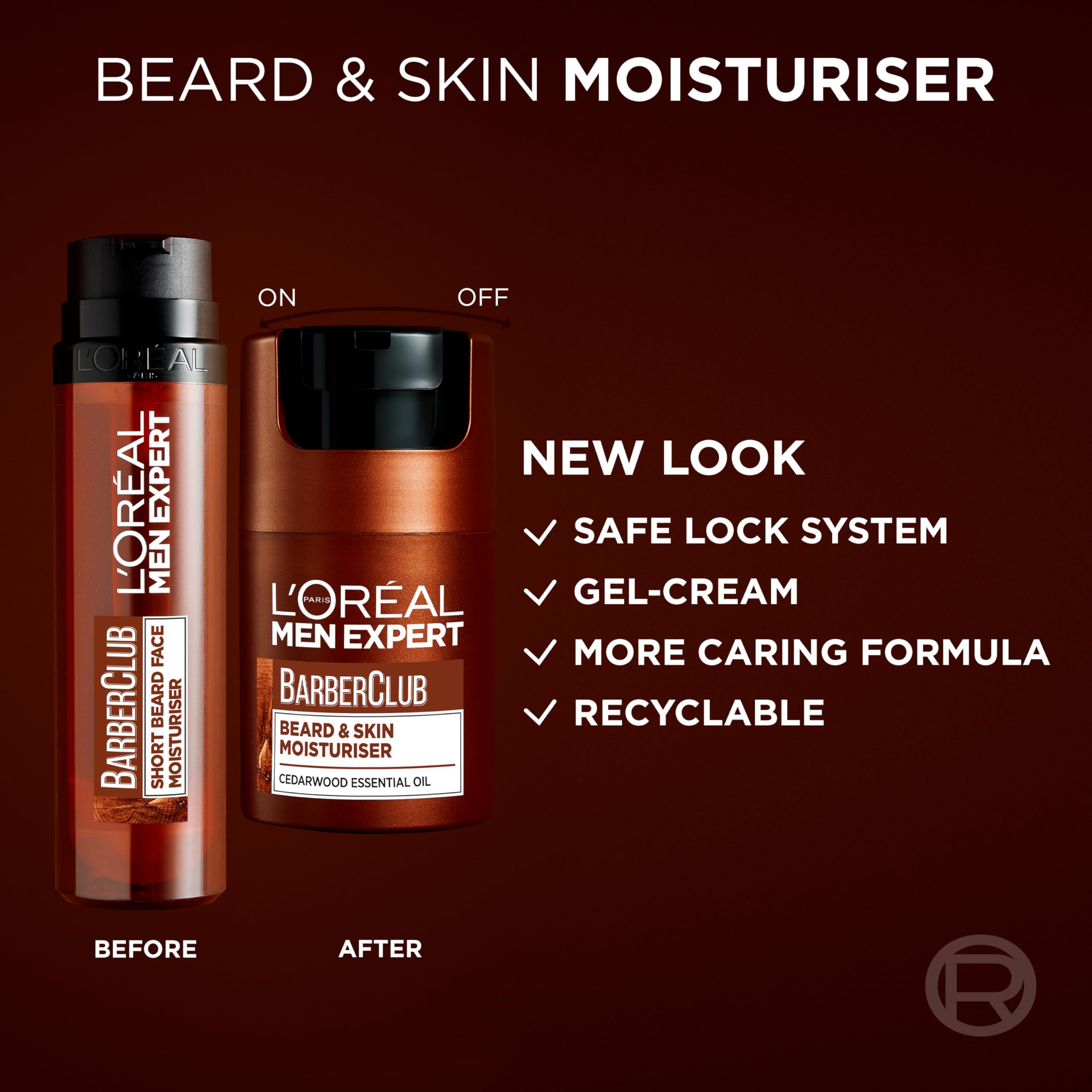 L'Oréal Men Expert Barber Club Short Beard and Face Soothing Moisturiser, Non-Greasy, Paraben Free, 50ml - Image 3