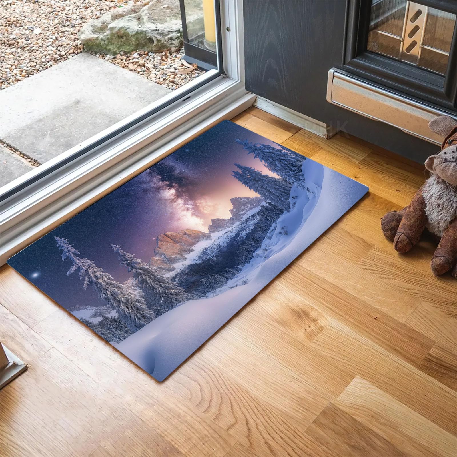 Paillasson extérieur entrée Voie Lactée tapis 80x120 cm