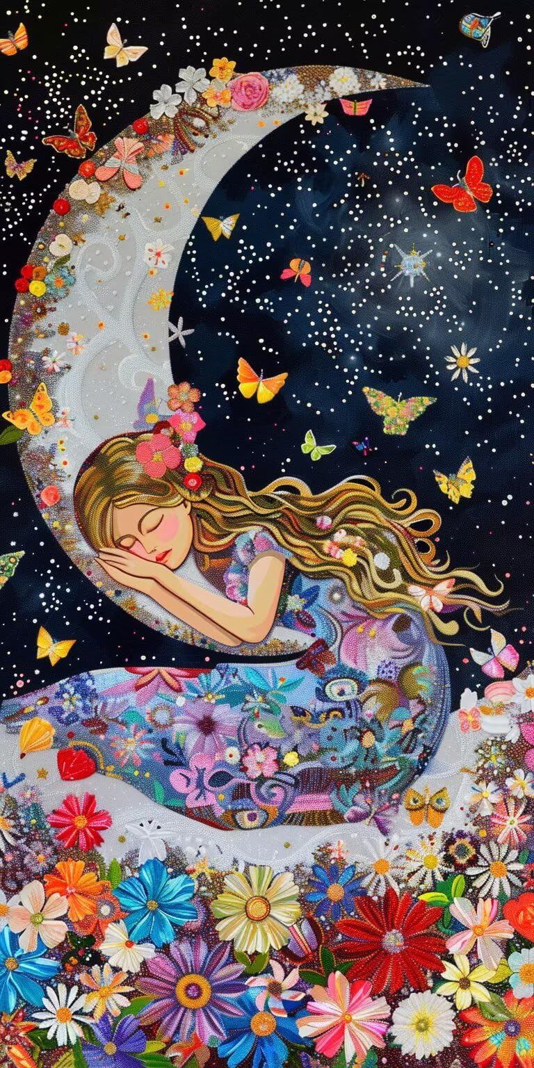 Dipingere con i Numeri Adulti Donna, Dipingere con i Numeri Fiore, Fai da te Paint by Numbers per Principianti, Hobby Creativi Adulti, Painting by Numbers per Decorazioni Casa Regalo 100x200cm X-5817