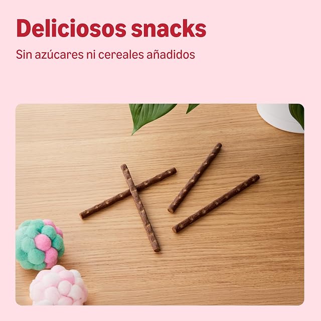 Foto 2 de 8 de by Amazon - Palitos de salmón y Trucha para Gatos, 50 g