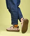 JM LOOKS Women’s Casual Sneakers | Cute Teddy Bear Embroidered Lace-Up Shoes with Chunky Sole - Green gallery image