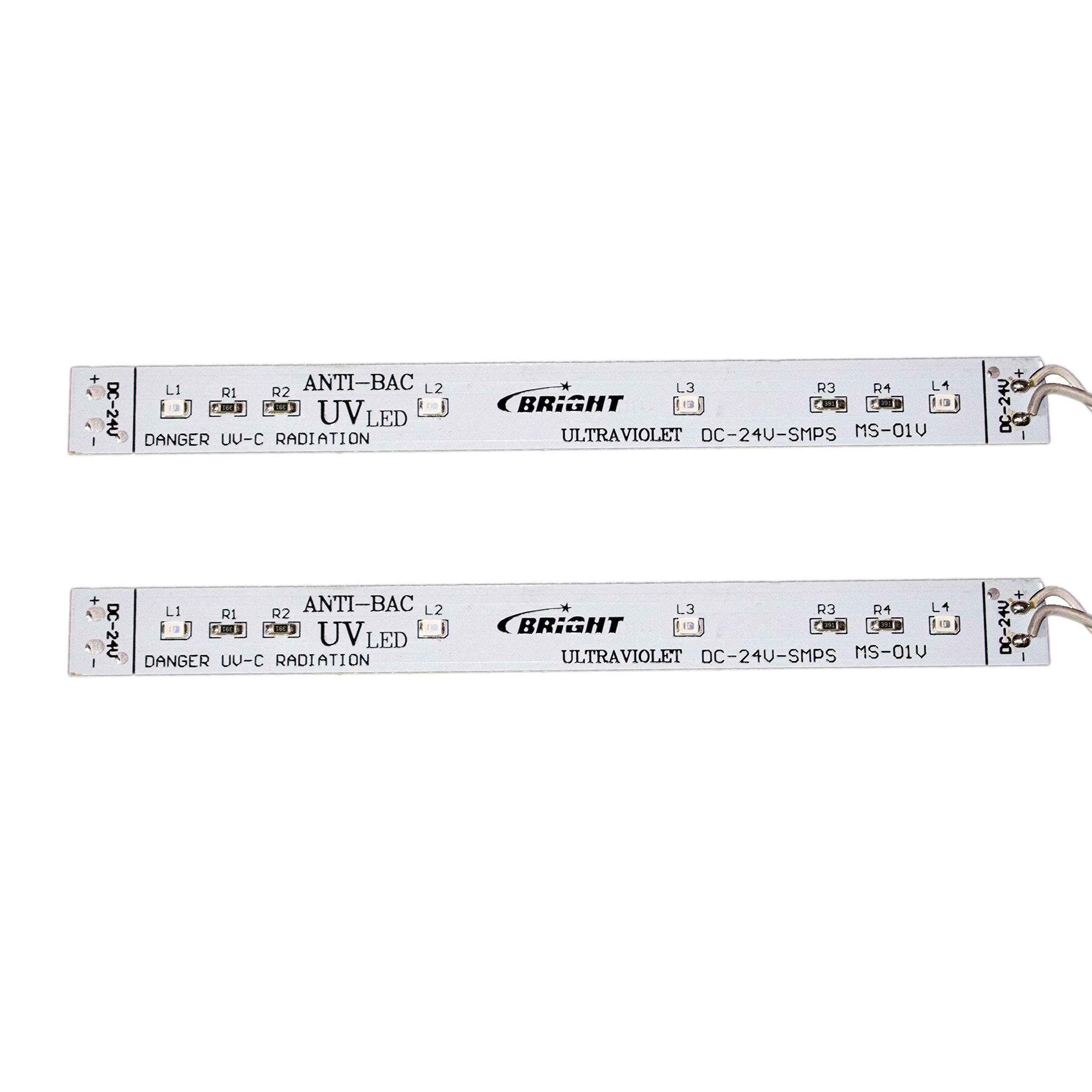 SHAPURE RO 6” Inch Leak Proof UV LED For All RO UV UF Domestic Water Purifier | Compatible with KENT/DOLPHINE/REVIVA/AQUAGRAND/OTHERS (UV LED Pack of 2) - Combo pack