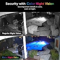 Vista 4 de WYZE Cam v4 (Modelo más reciente), Cámara de seguridad AI de 2.5K, Cámaras para interiores y exteriores para seguridad del hogar, Monitor para bebés