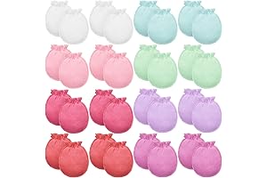 No-Scratch Cotton Mittens for Newborns