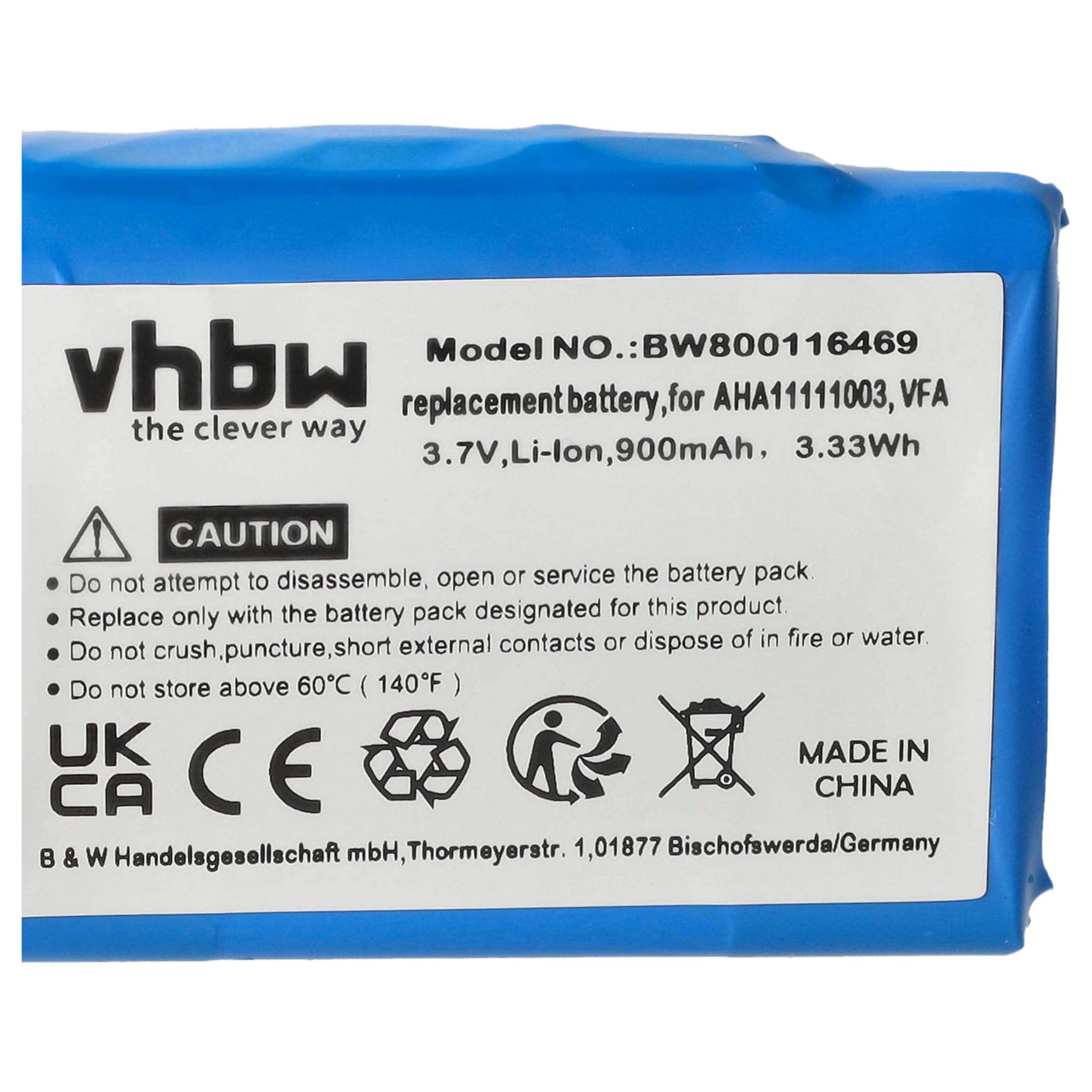 vhbw batteria compatibile con TomTom Start 60 EU, 60 M, 60 navigatore GPS (900mAh, 3,7V, Li-Ion