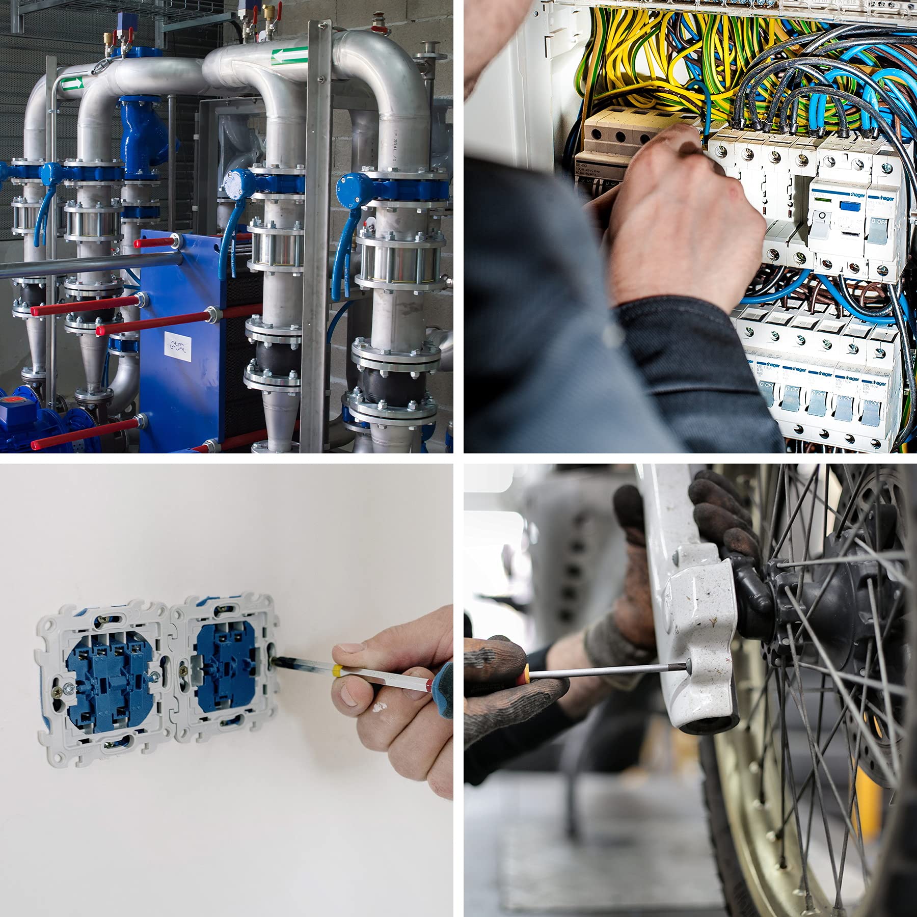 Impugnatura M6 M8 M10 Manopola Di Serraggio In Alluminio E Acciaio Inox - Filettature M6, M8, M10, Dimensioni 20x20mm Vite Acciaio Inox Con Manopola - Foto 2