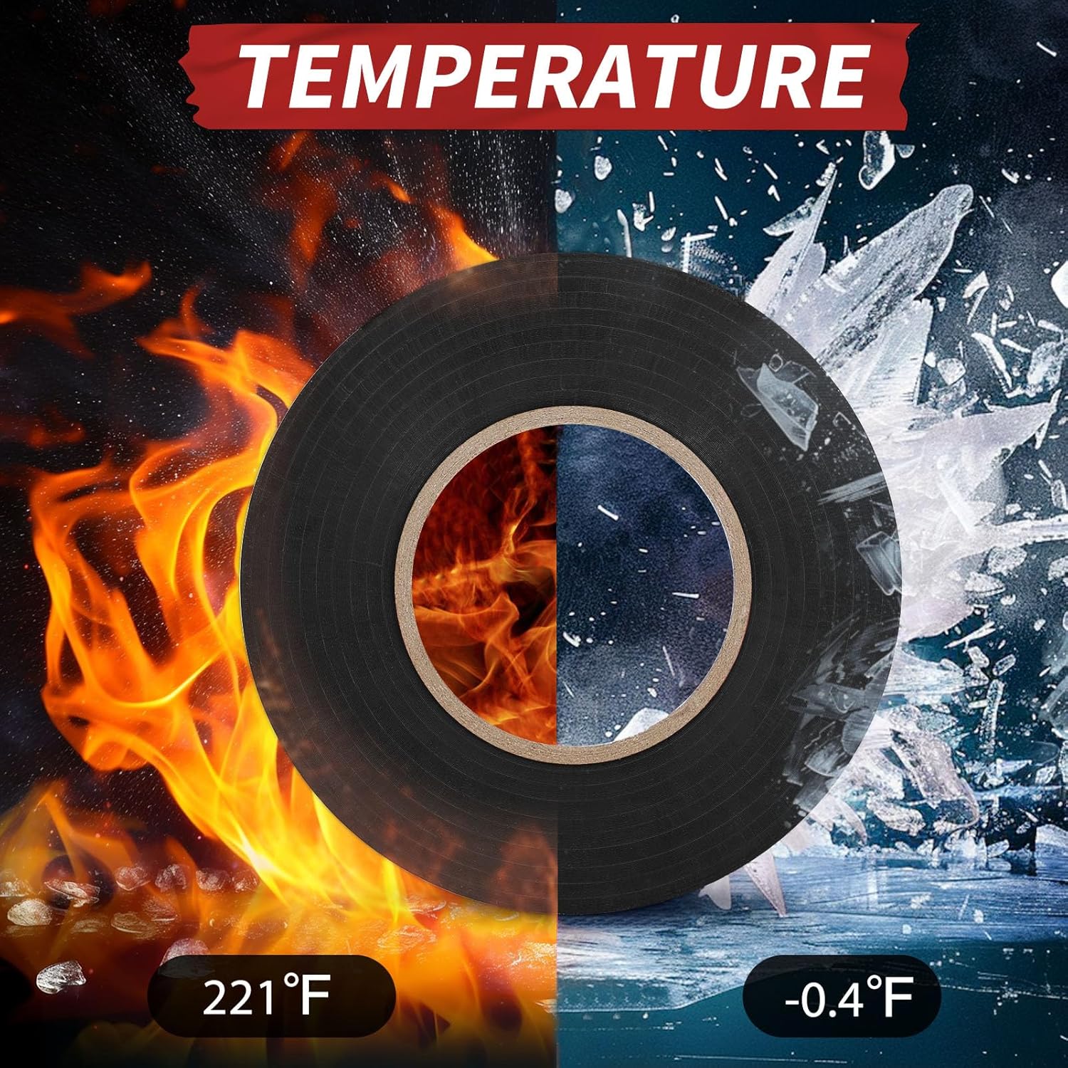 Avery Dennison Electrical Tape ¾ in x 99 ft, Professional Grade PVC Electric Tape, UL/CSA Listed Insulating Vinyl Tape for Electrical, Repairs, Automotive and Equipment, Pro-43, Black, 1 Roll