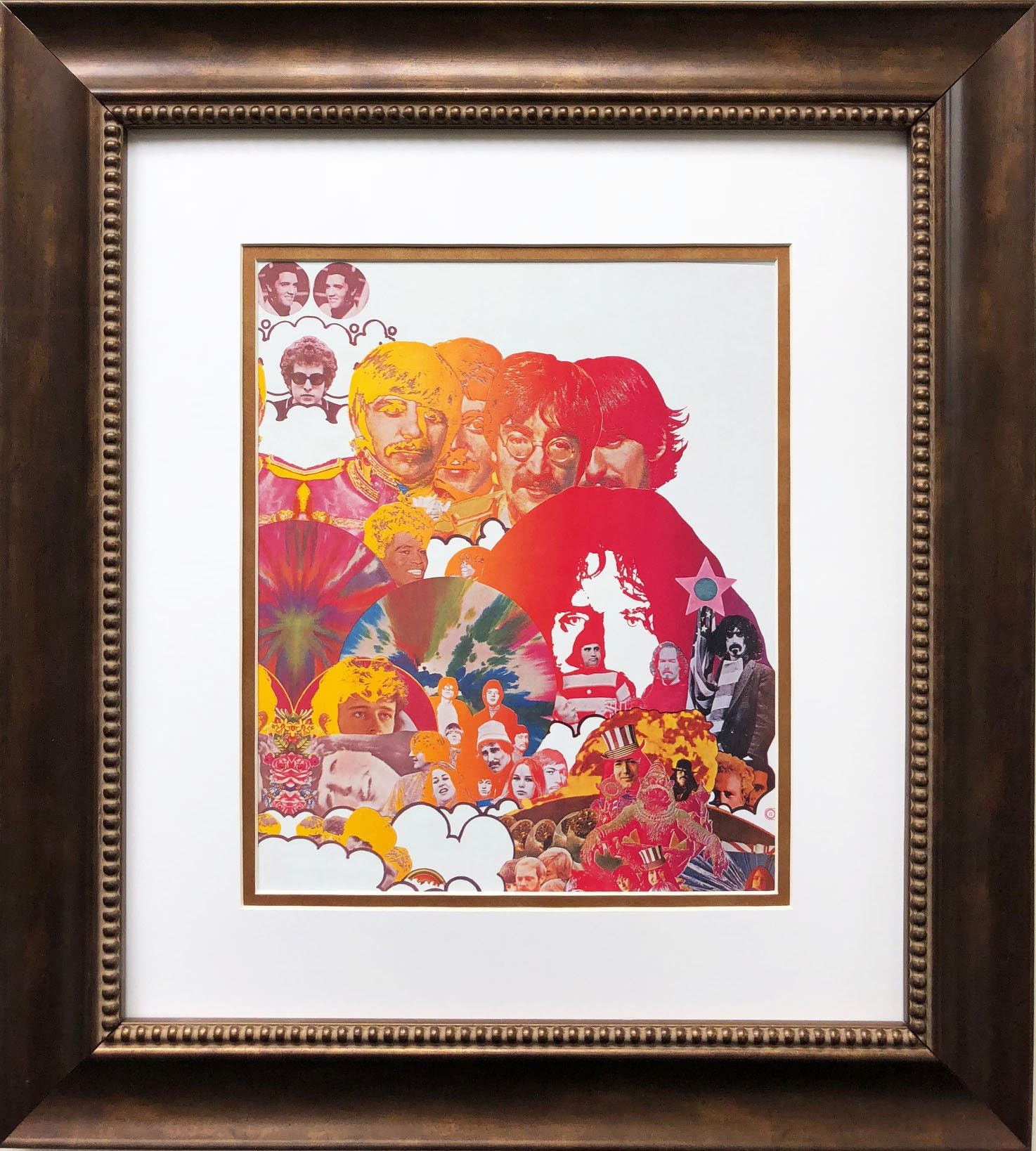 Peter Max "Audio DNA Newly Custom Framed Art Print 17" x 20"