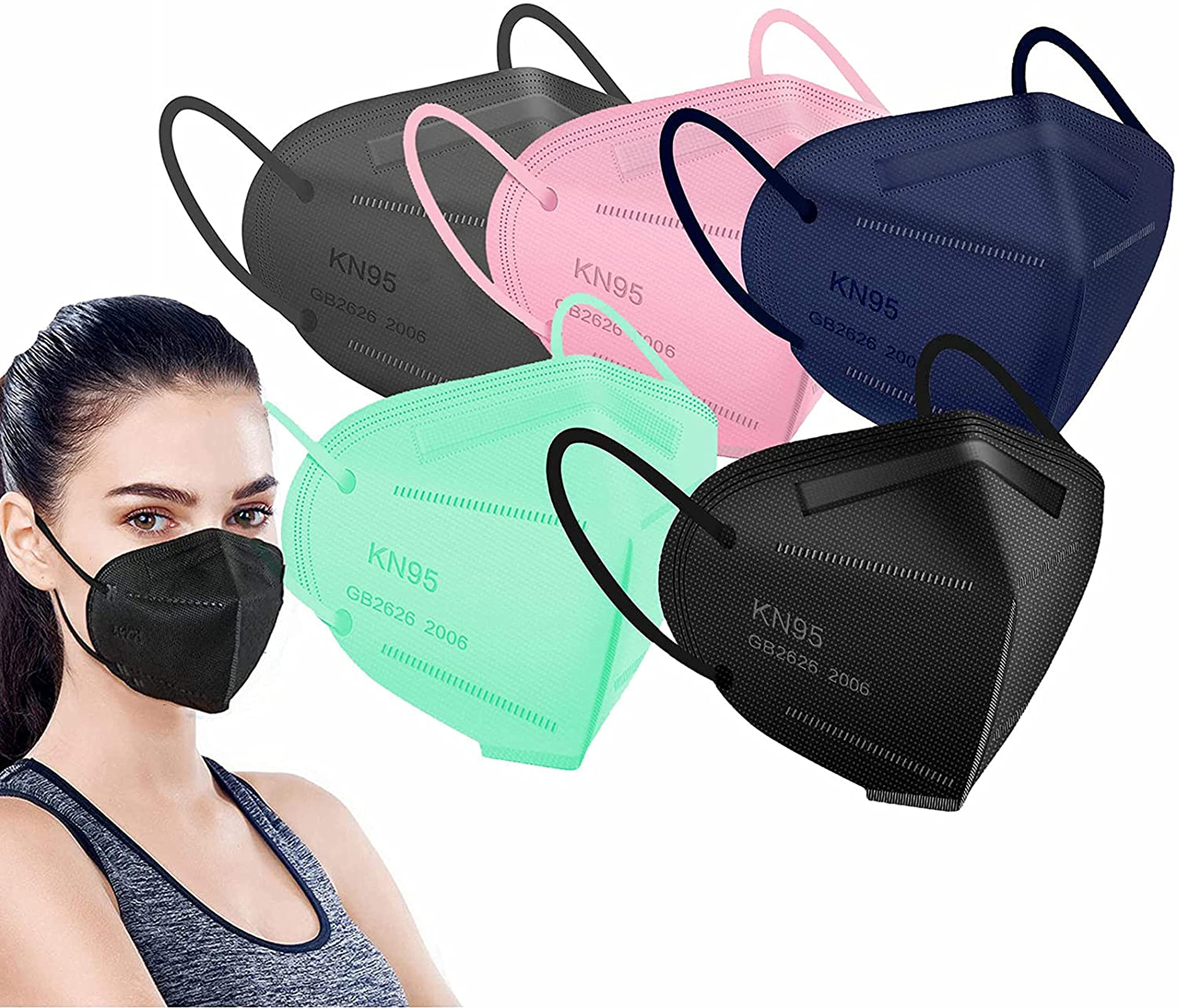 TIMESETL Face Mask KN95 Masks for Protection 50 Pcs KN95 Face Masks KN95 Cup Dust Safety Masks 5-Ply Breathable Comfortable Reusable Facemask for Outdoor. (B09Q671KQ6) Amazon Price History, Amazon Price Tracker