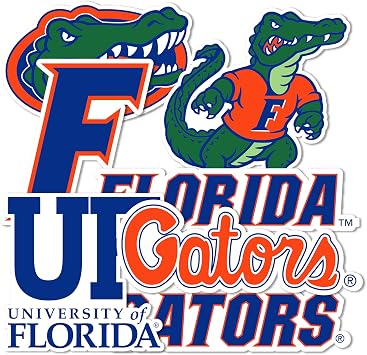 Desert Cactus University of Florida Sticker UF Gators Sticker Vinyl Decals Laptop Water Bottle Car Scrapbook Sheet T2 Type 2